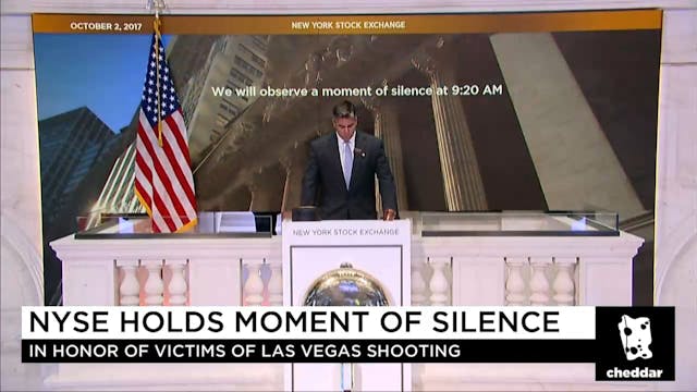 NYSE, NASDAQ Hold Moment of Silence