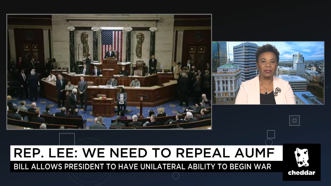 Rep. Barbara Lee: Trump Shouldn't Be Able to Unilaterally Wage War