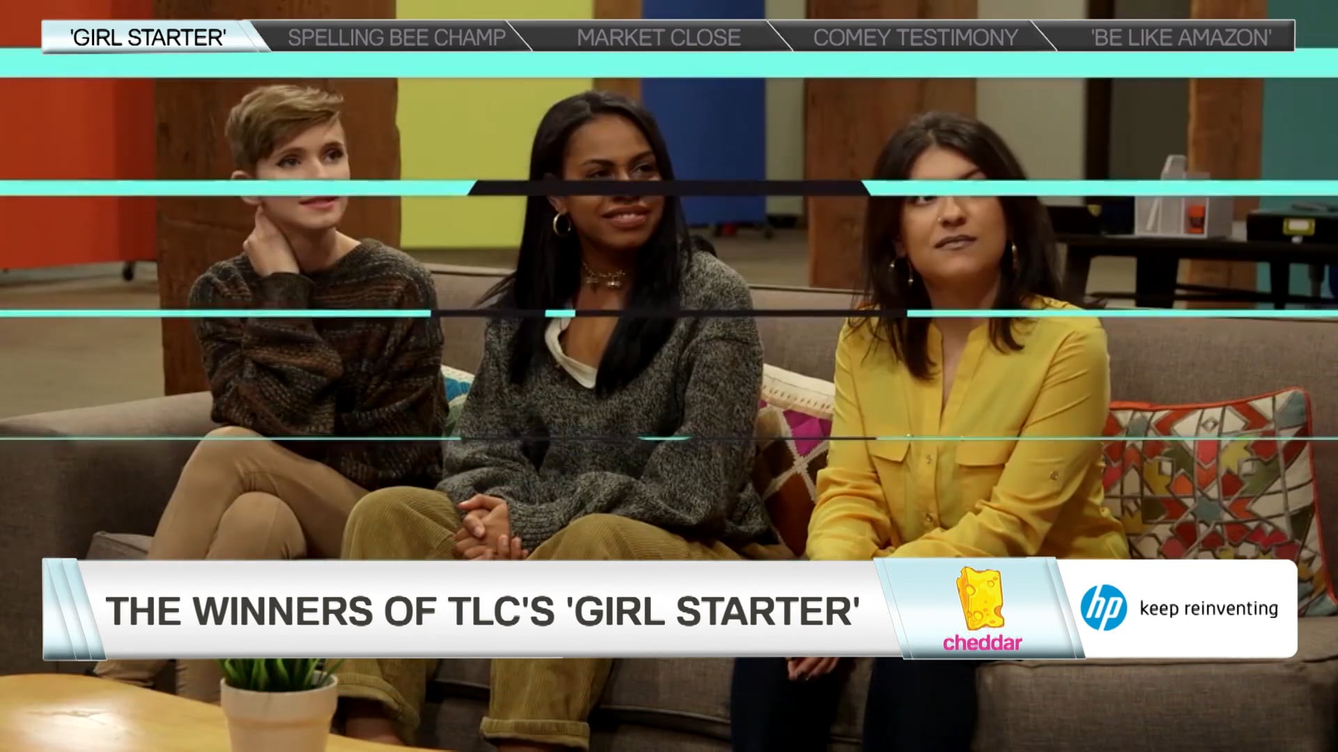 Olli Payne, Darrel Kennedy and Tiffany Carvalho - Co-Founders of Tolli and Winners of TLC's 'Girl Starter'