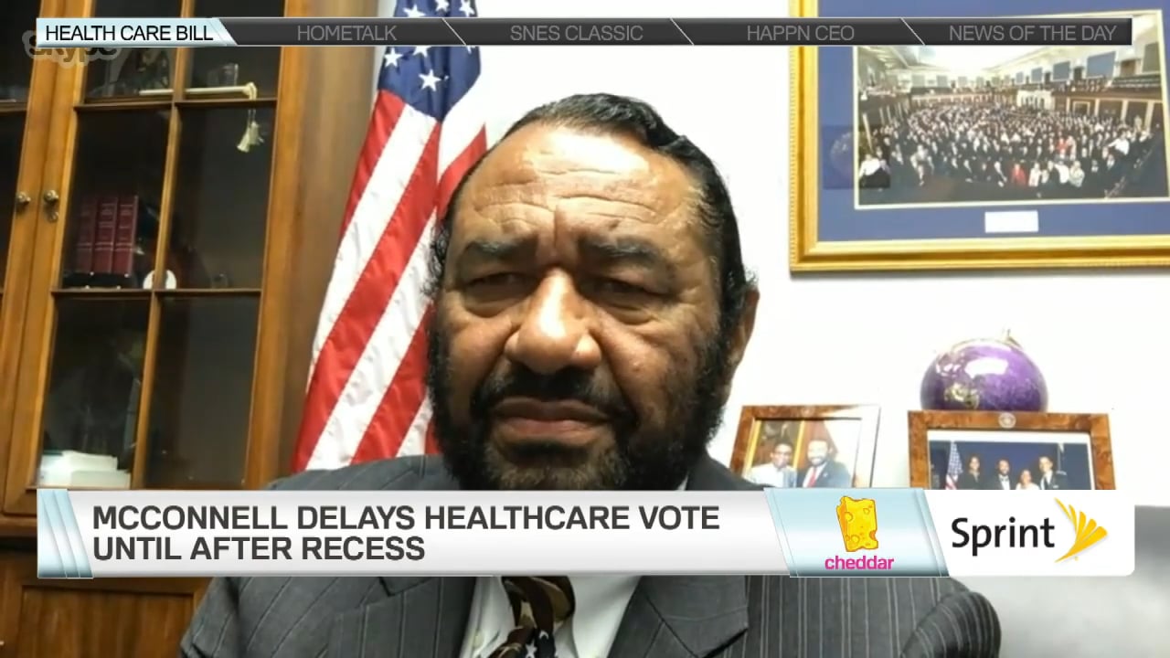 Congressman Al Green Calls Senate Healthcare Bill a “Wealthcare Bill”
