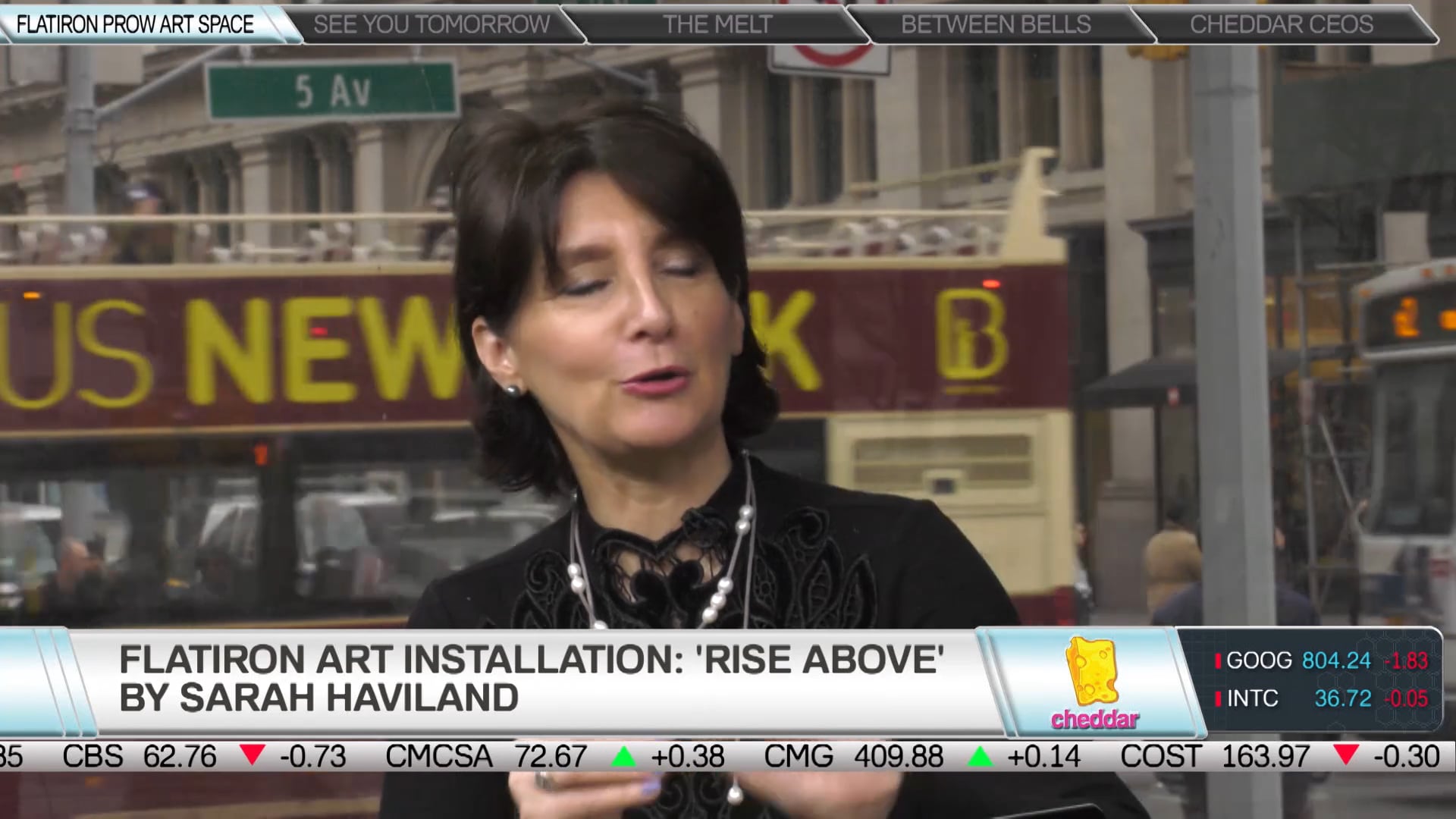 Cheryl McGinnis on Flatiron Art Installation "Rise Above"