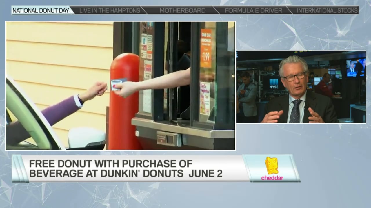 Happy National Donut Day from Dunkin' Donuts CEO Nigel Travis