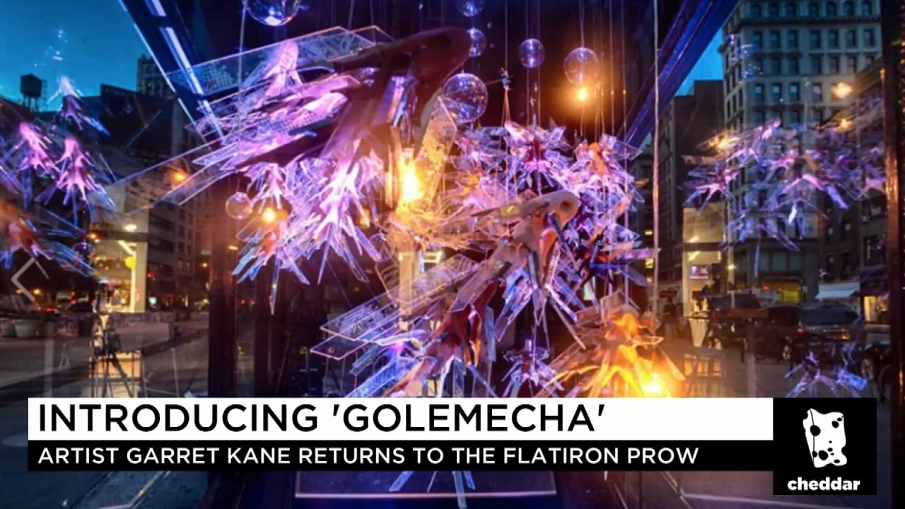 A Closer Look at That Sculpture in the Cheddar Flatiron Studio