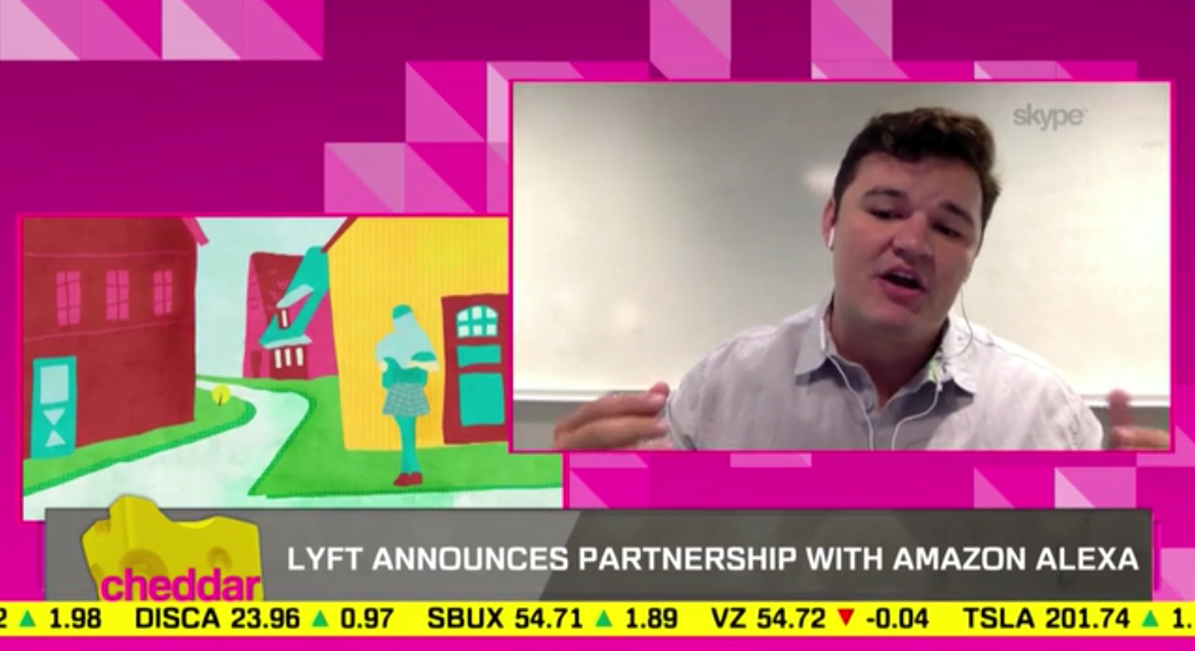 Lyft Tech Lead Announces New Partnership With Amazon Echo on Cheddar