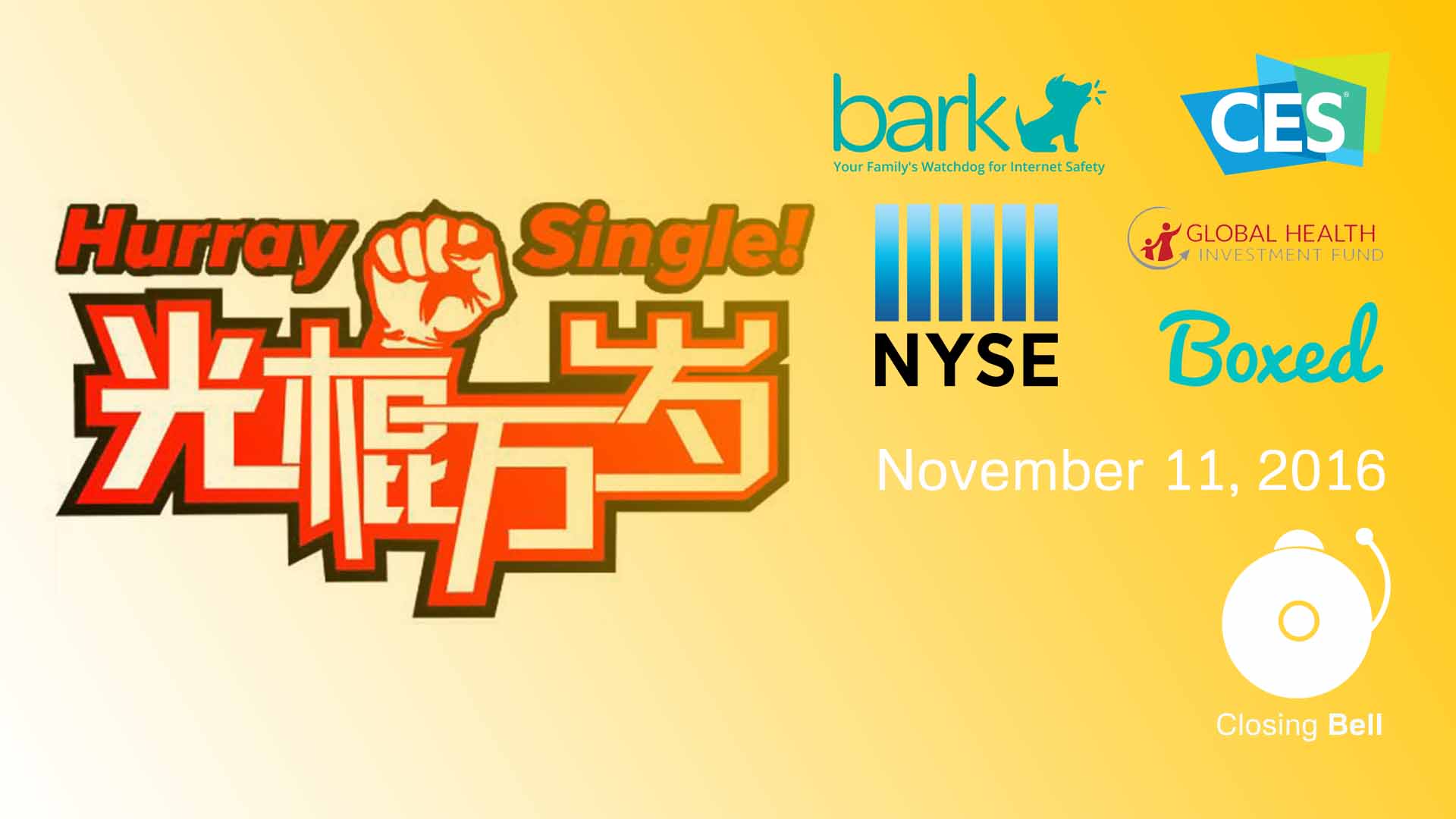 Closing Bell - November 11, 2016