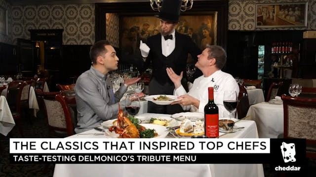 Tasting Delmonico's Tribute Menu
