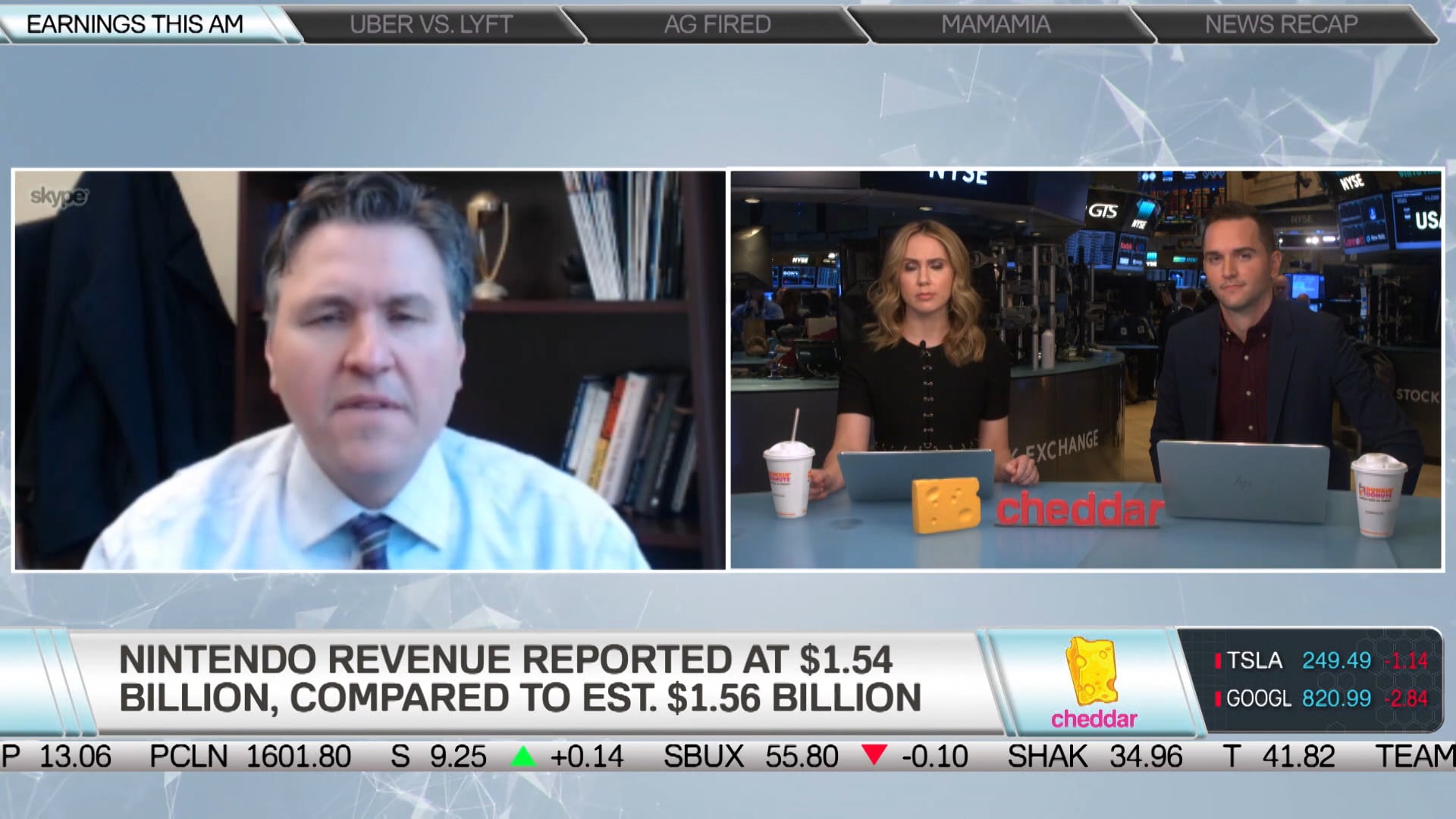 John Petrides on Nintendo, Under Armour Earnings