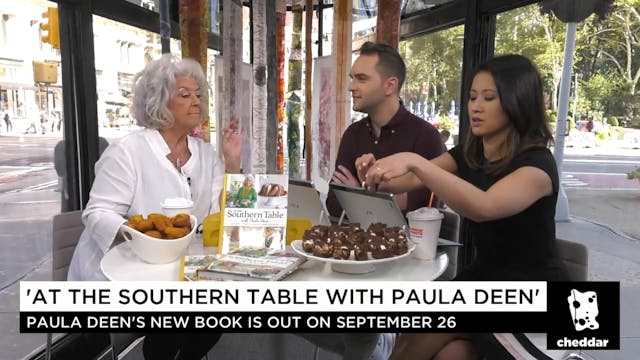 Cheddar's Digging in With Paula Deen!