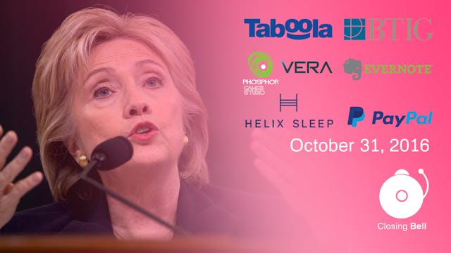 Closing Bell October 31, 2016