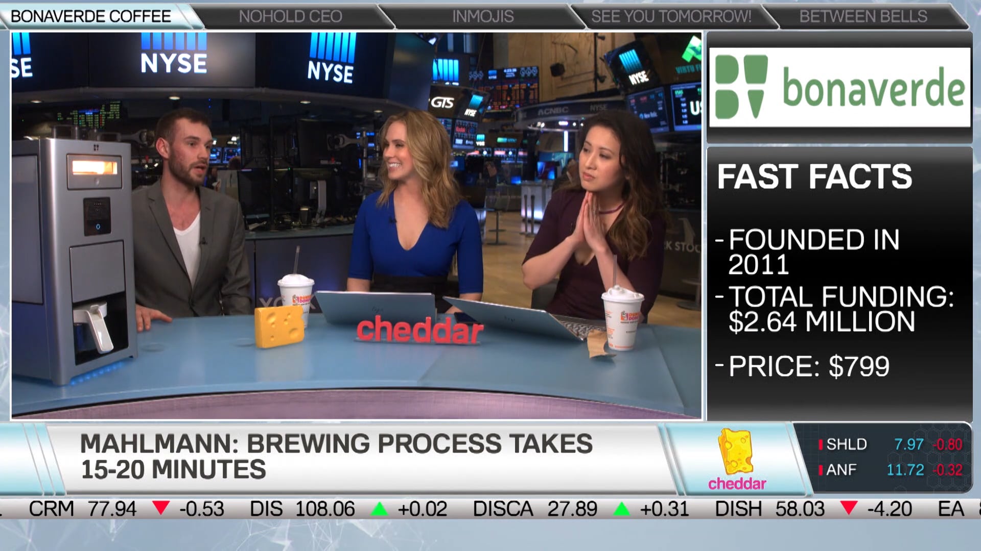 Bonaverde Shows Off Its Roast-Grind-Brew Coffee Machine