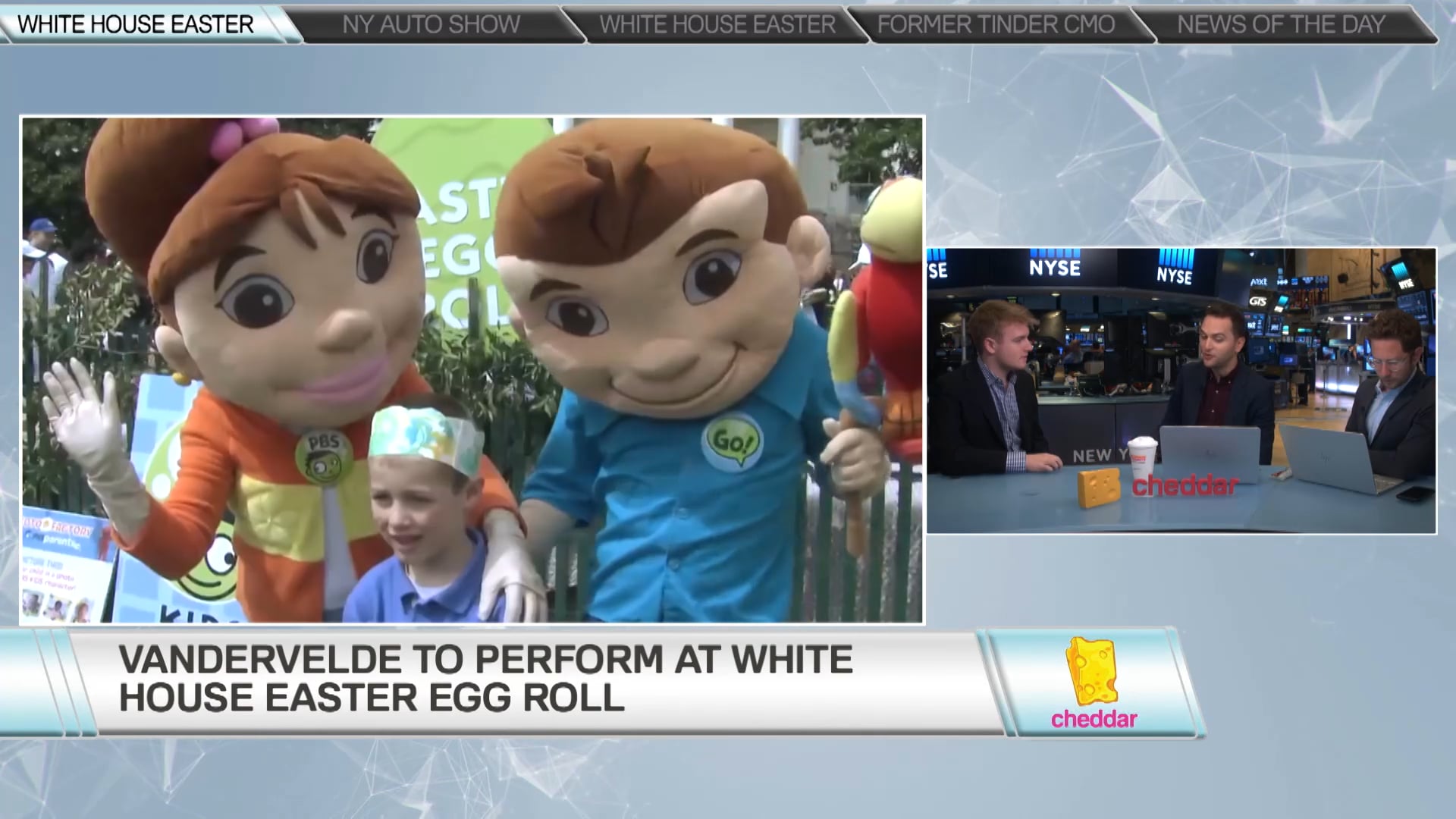 Jack Vandervelde speaks about performing at the annual White House Easter Egg Hunt.