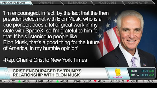 Rep. Charlie Crist Has Tremendous Pra...