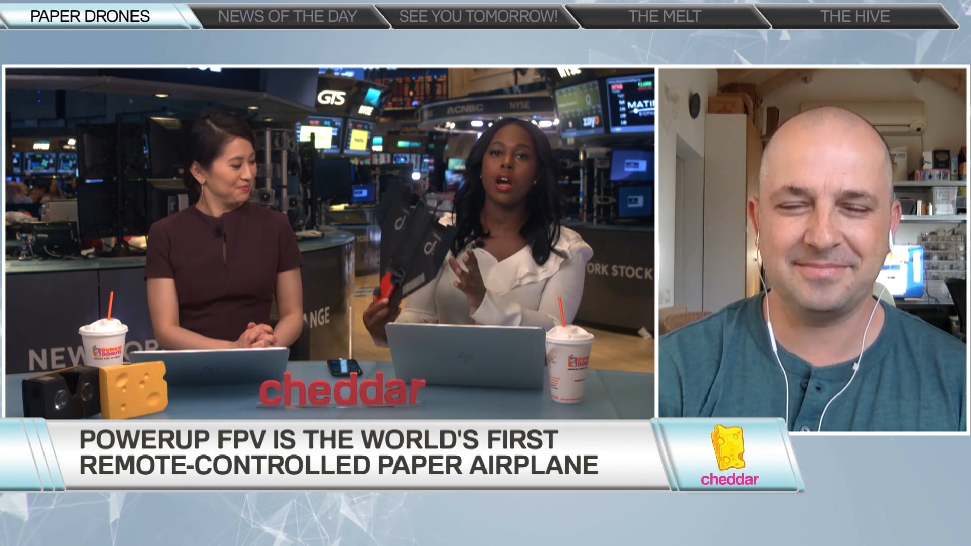 The PowerUp FPV is a $200 Paper Airplane Drone