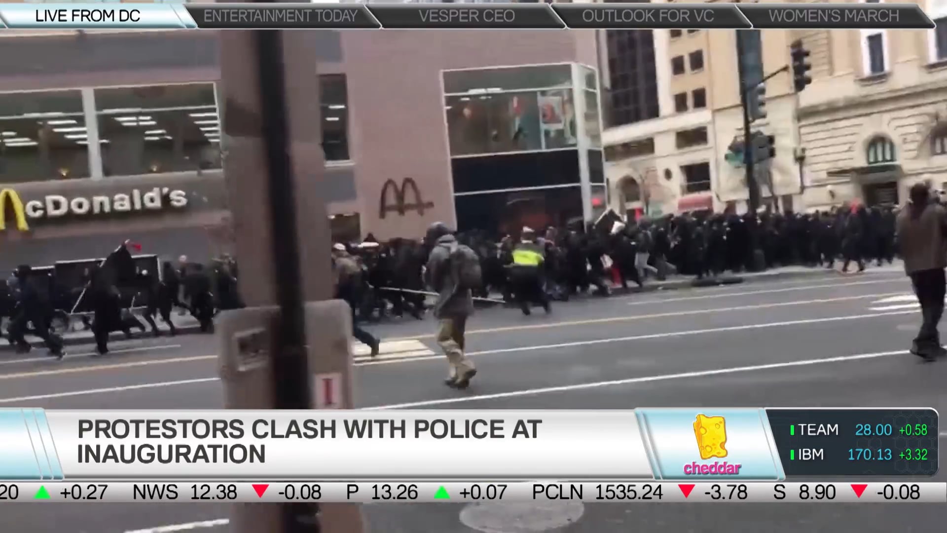 The Latest on D.C. Protests During the Inauguration