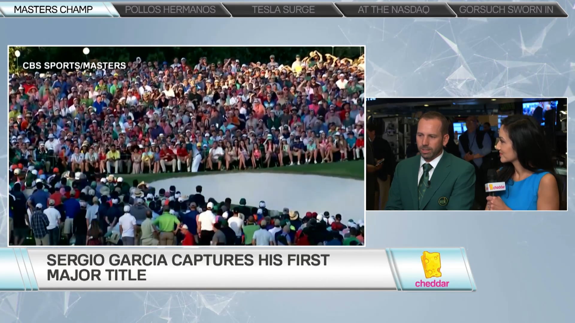 Sergio Garcia - Winner of the 2017 Masters