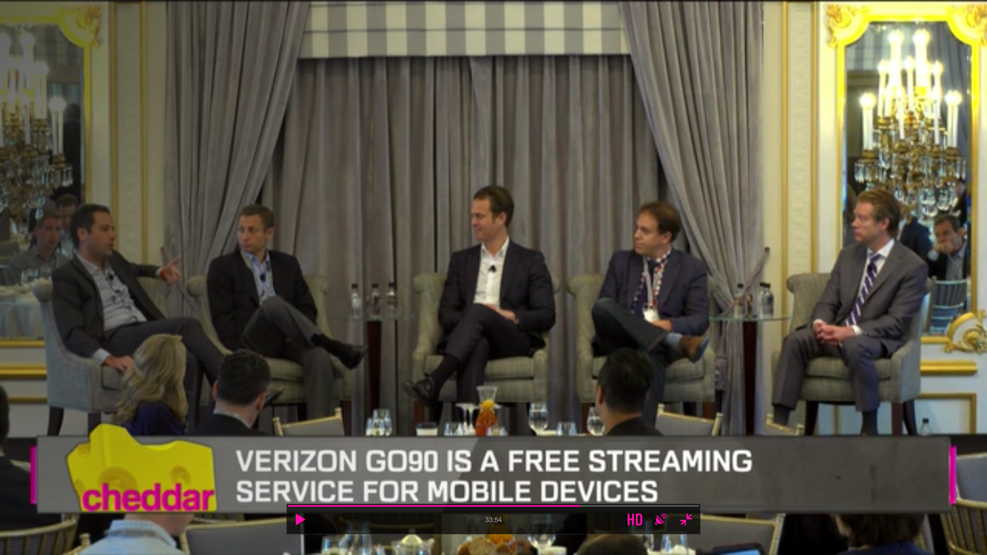 Guggenheim Tech conference  with Verizon Go90 SVP and Defy Media CEO