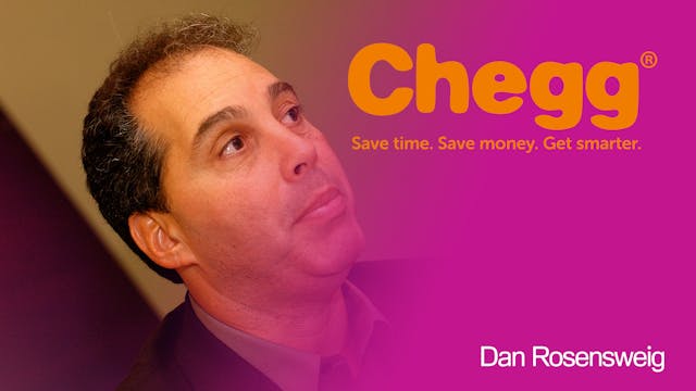 Dan Rosensweig CEO of Chegg on Verizo...