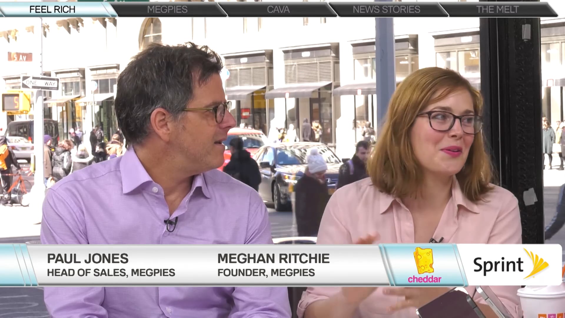 Meghan Ritchie and Paul Jones, Founders, Megpies