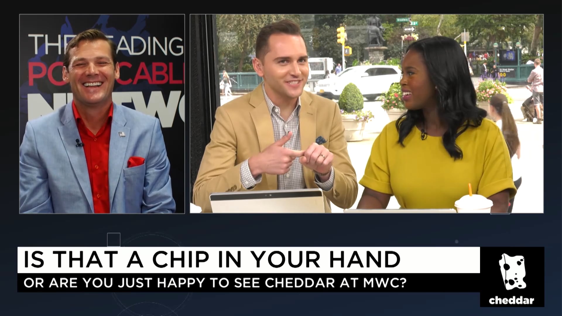Boingo CTO Shows Off the Embedded Chip In His Hand