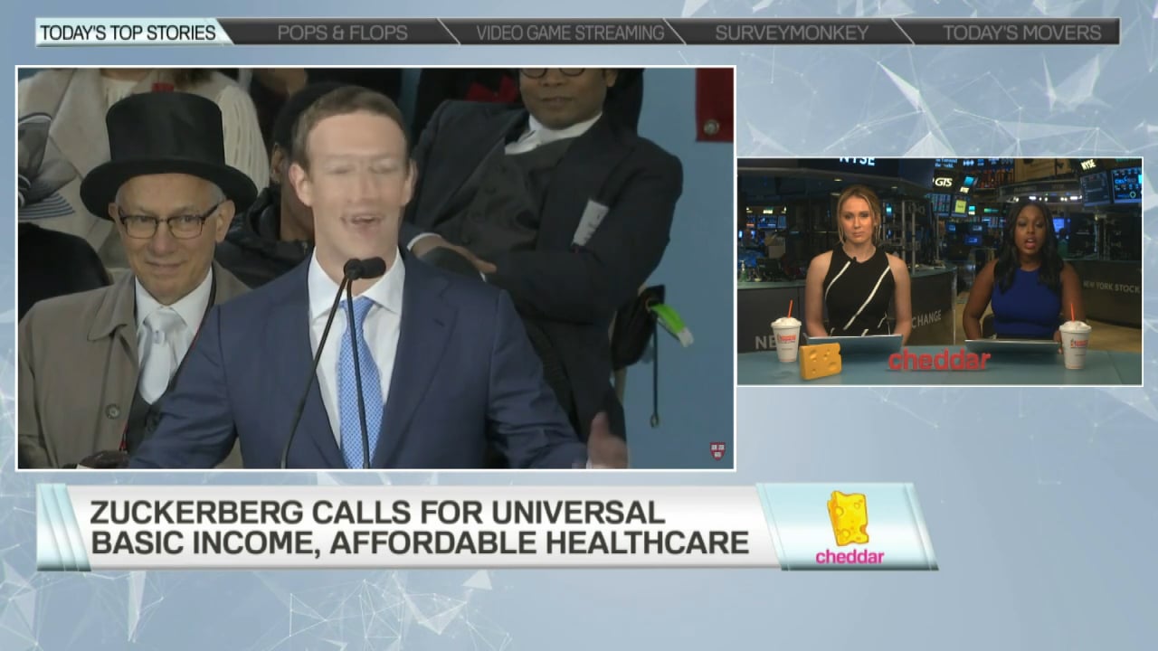 Facebook's Mark Zuckerberg Calls for Basic Income