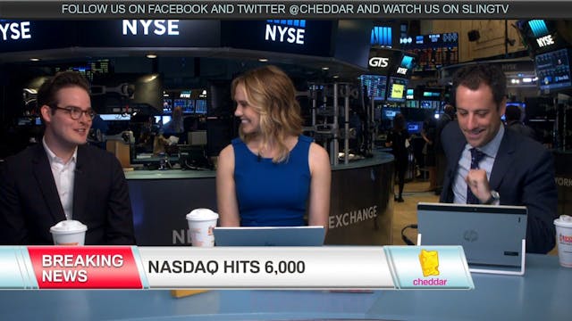 BREAKING- Nasdaq Breaks 6,000 for Fir...