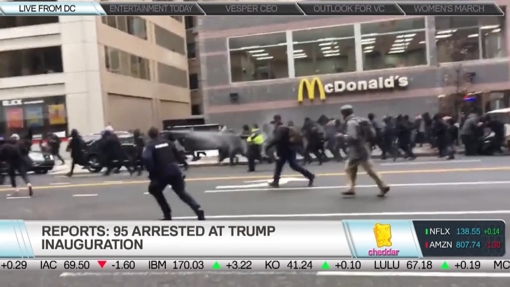 The Latest on D.C. Protests During the Inauguration