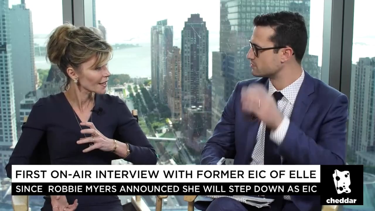 Former Elle Editor-in-Chief Robbie Myers Is Opening Up to Cheddar