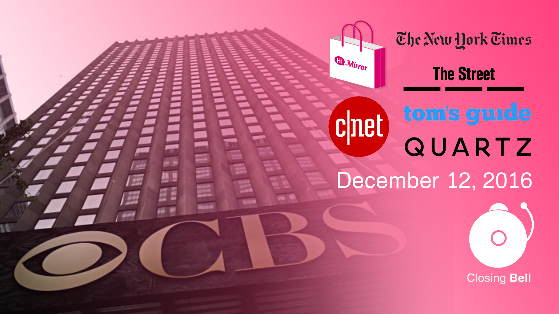 Closing Bell - December 12, 2016