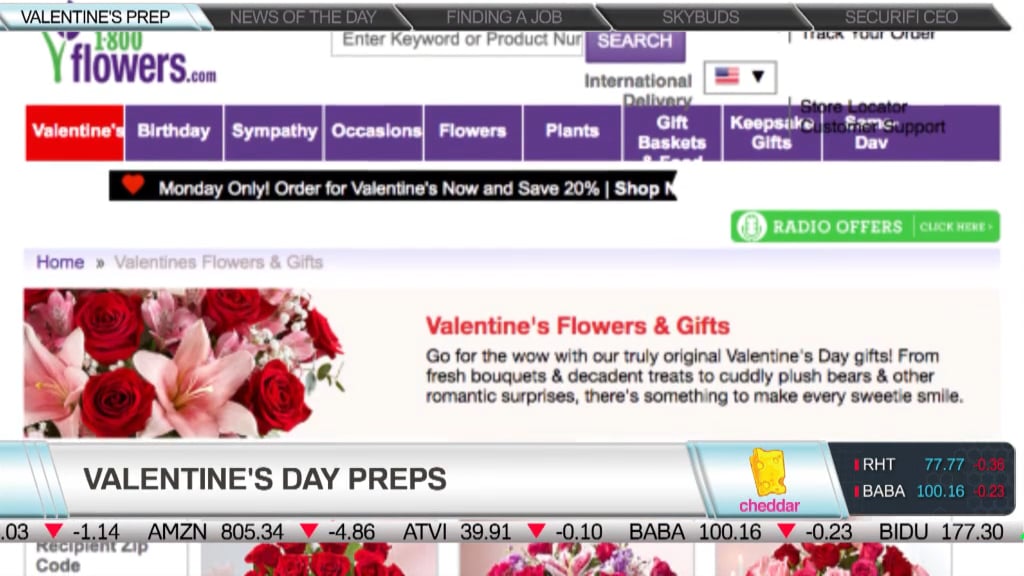 How 1-800-Flowers Implements Tech Into Valentine's Day Purchases