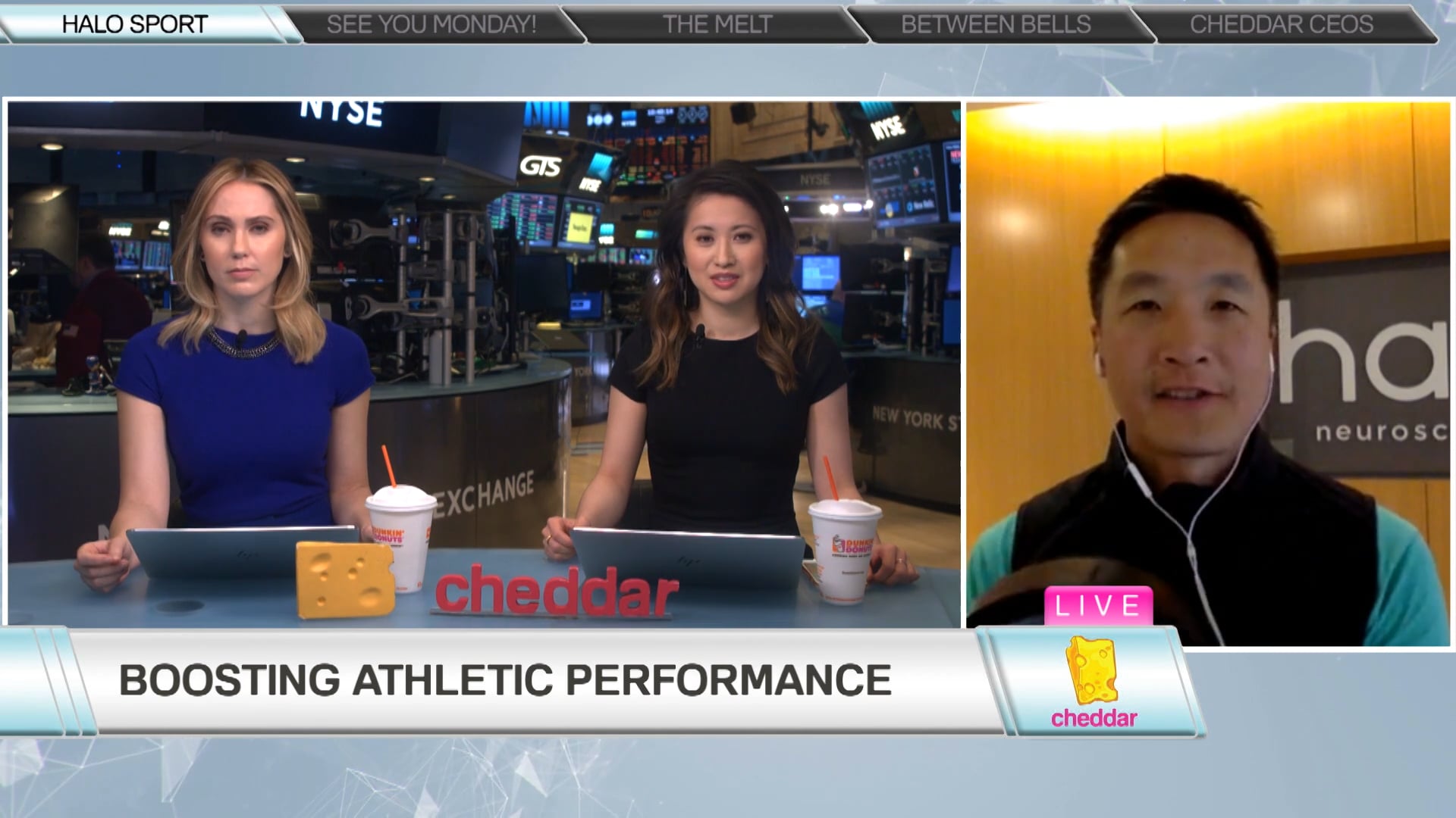 Dr. Daniel Chao discusses his company's headphone that helps athletes improve their performance.