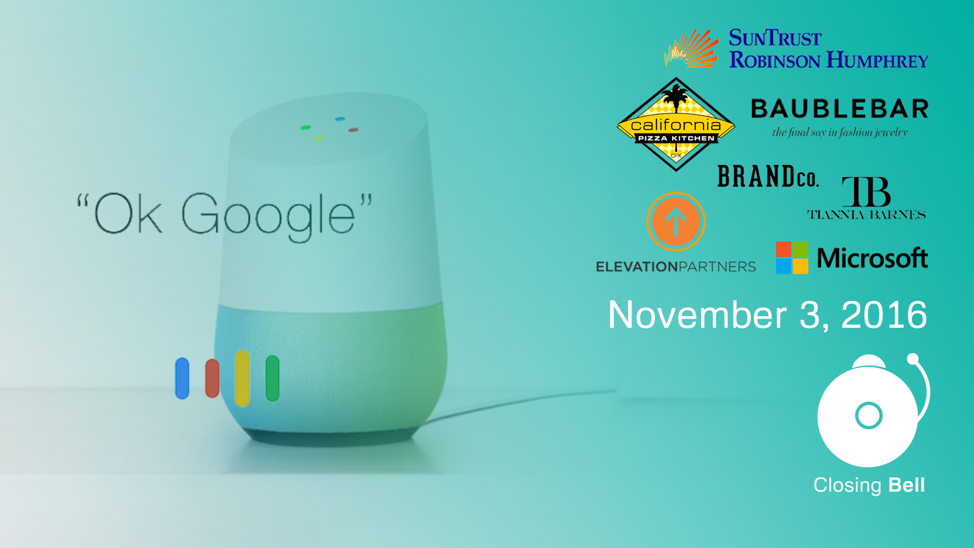 Closing Bell - November 3, 2016