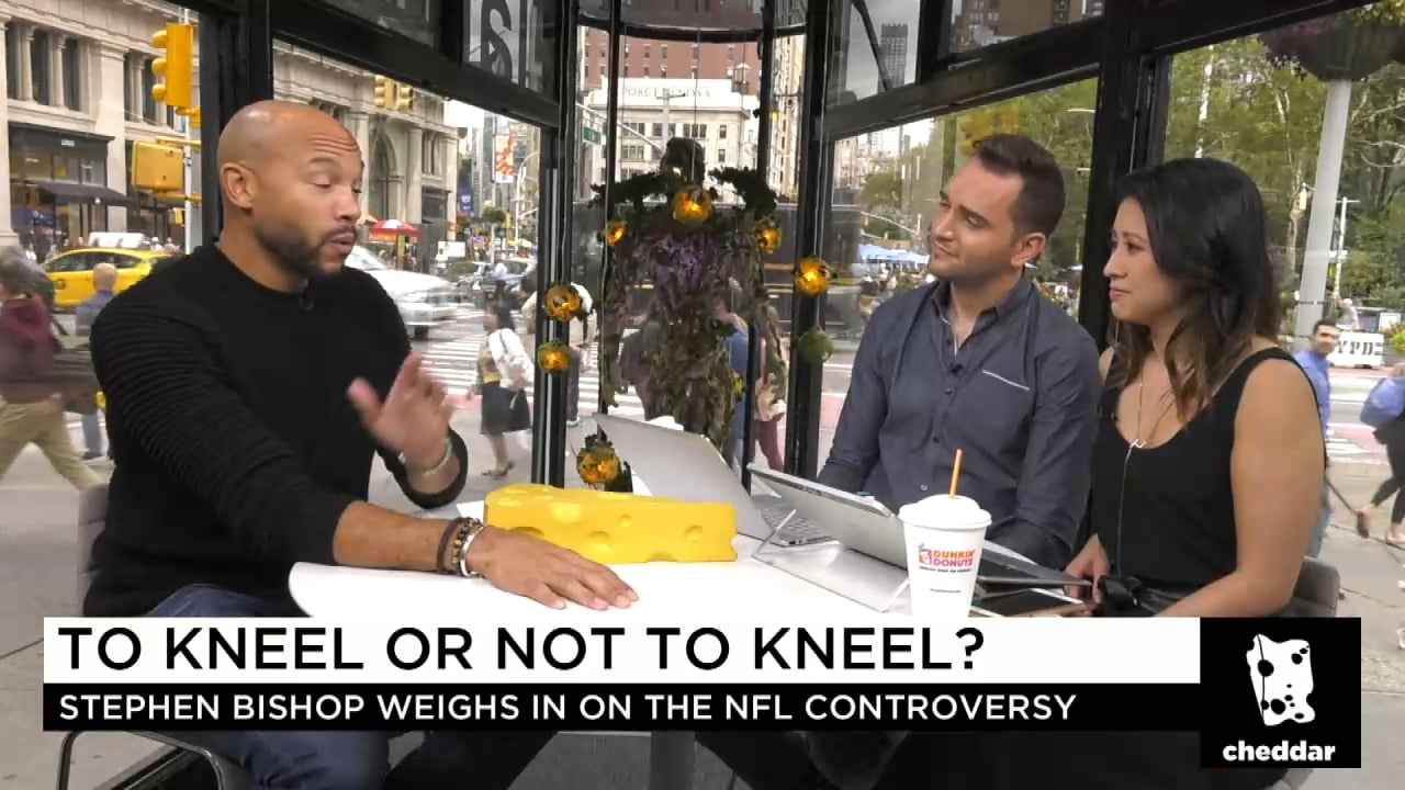 Actor Stephen Bishop Debates a Fan Over the NFL Protest