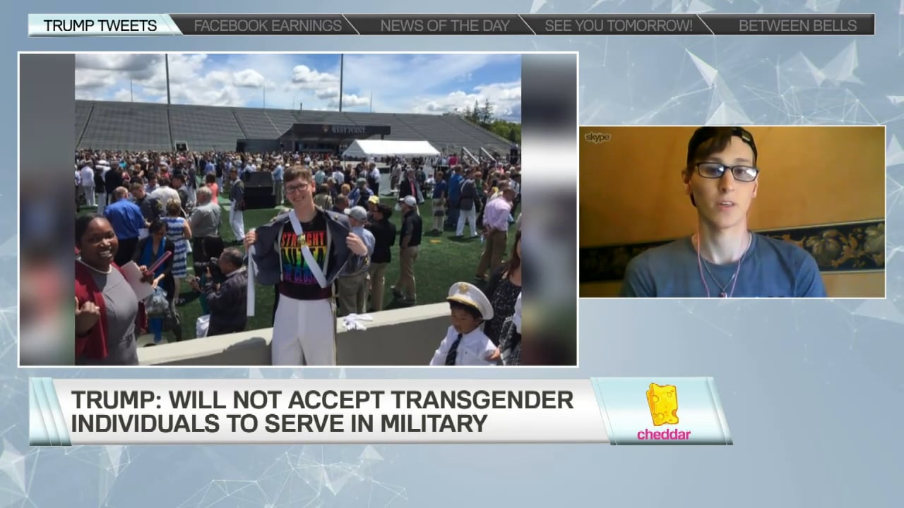 Transgender West Point Graduate Riley Dosh Weighs In on Trump's Tweets