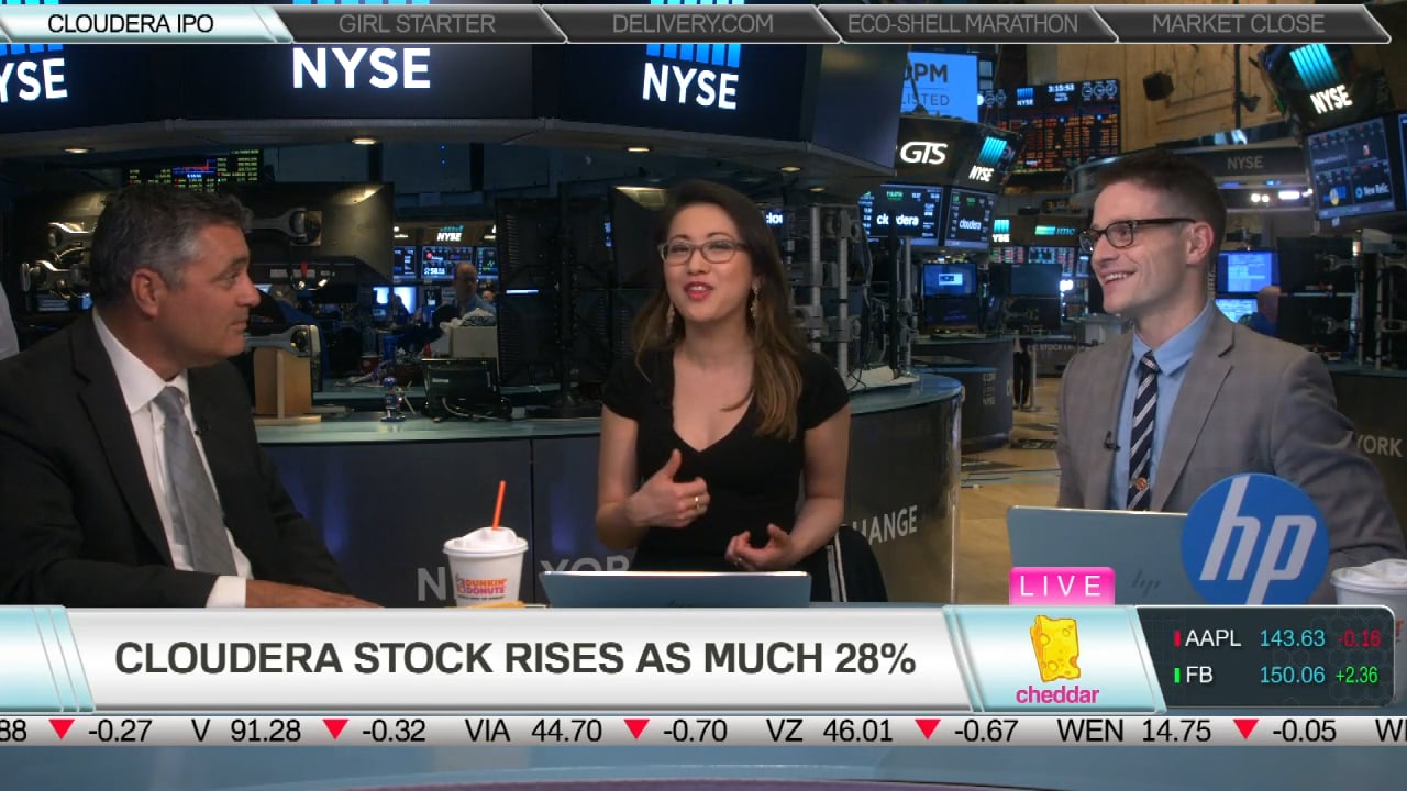 Cloudera CEO Reacts to His IPO