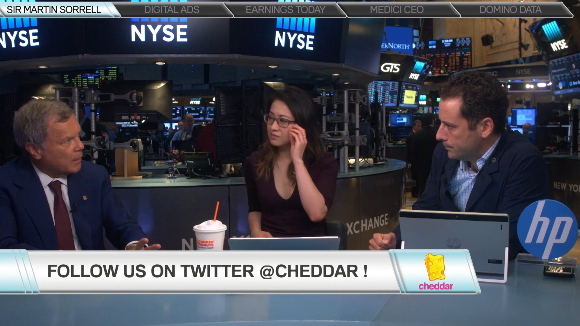 WPP CEO Sir Martin Sorrell Joins Cheddar at NYSE
