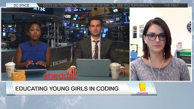 Rebecca joins Cheddar to speak about "Do Space," an organization that sponsors programs like "Girls Who Code."