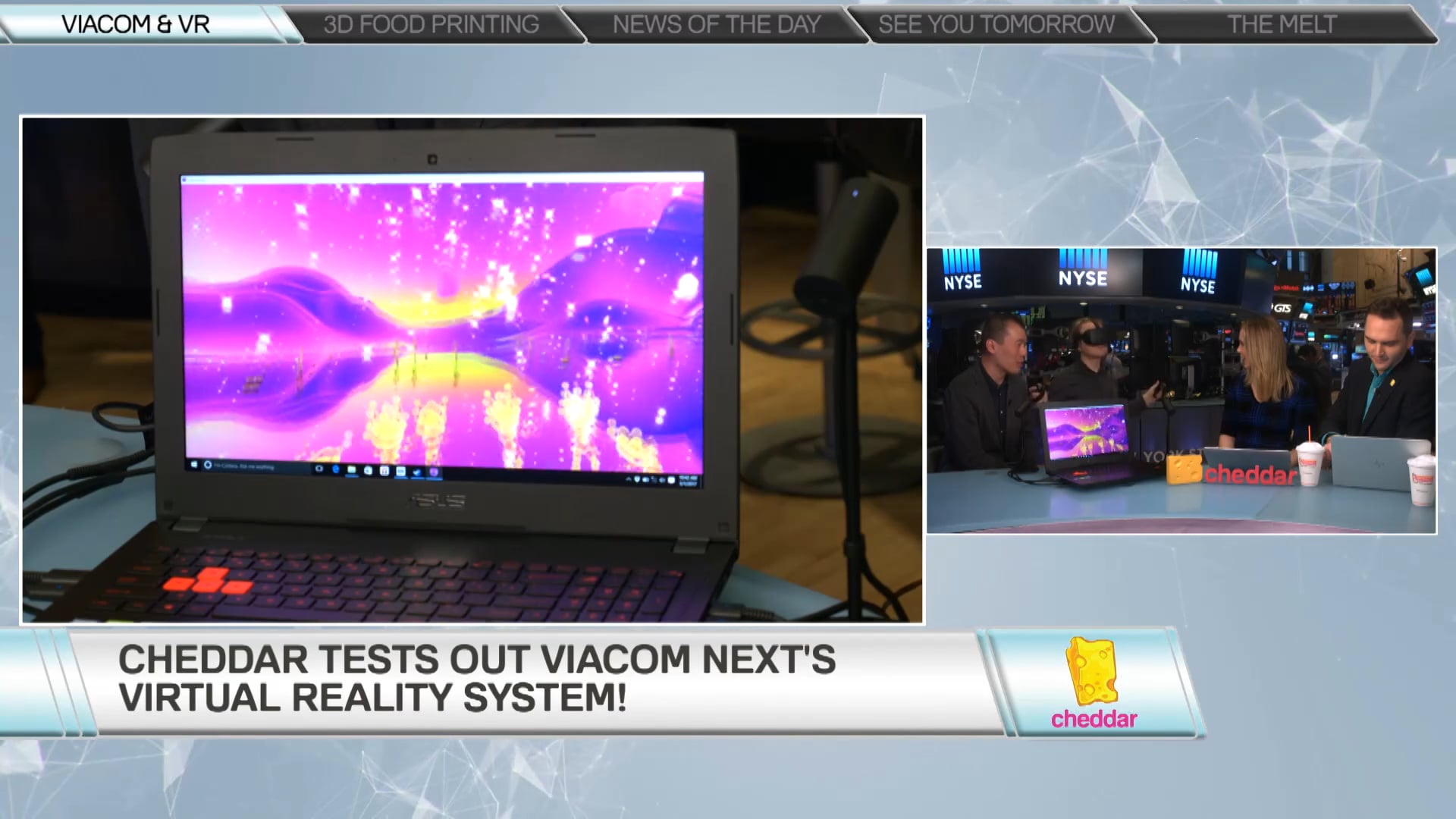 Viacom Next SVP Chaki Ng and Producer Michael Lots Demoing Their New VR Product