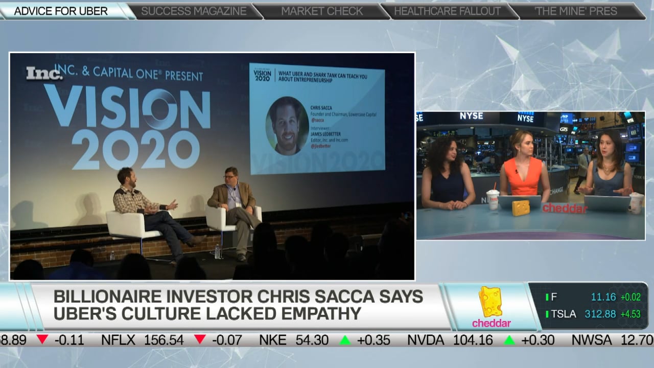 How Sacca's Relationship With Kalanick Differs From Others