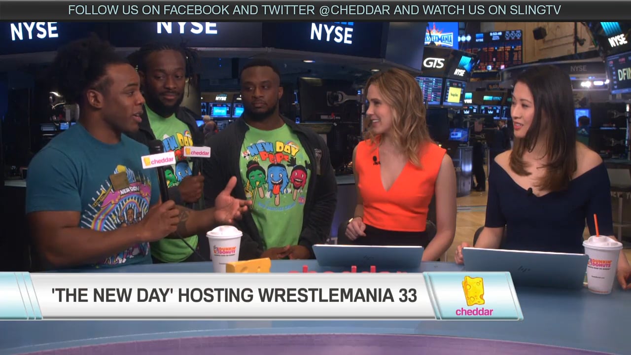 WWE Wrestlemania Preview with The New Day at the NYSE