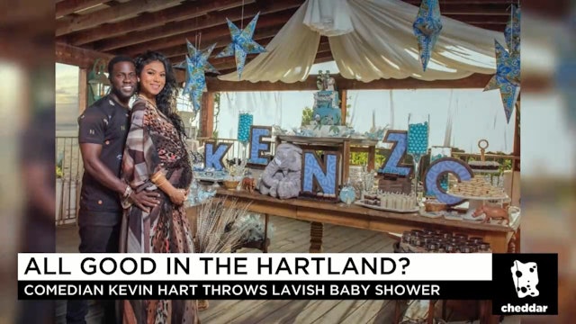 Cheddar Dives Into the Drama Behind Kevin Hart's Lavish Baby Shower
