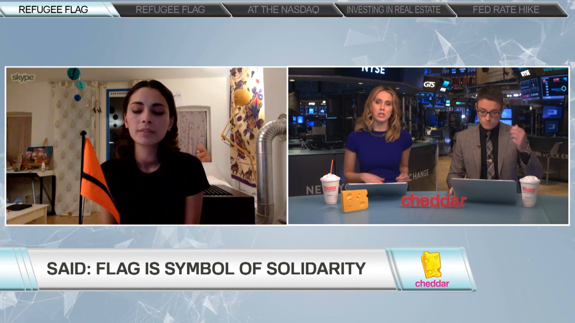 Yara Said, Syrian Refugee who designed the Refugee Nation Flag