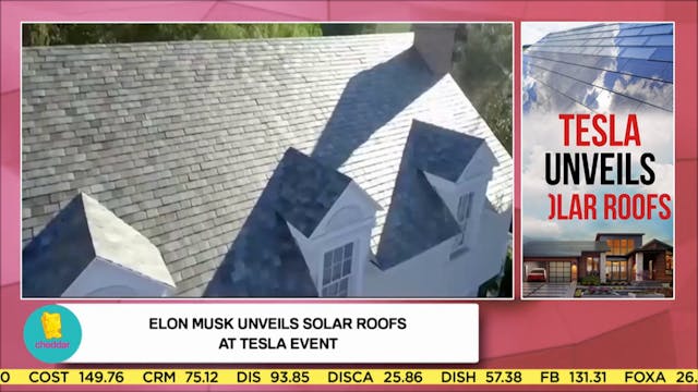 Elon Musk Unveils Solar Roofs at Tesl...