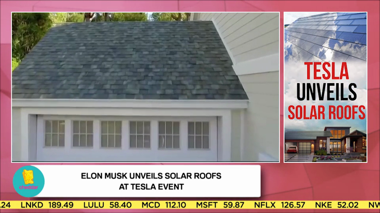 On Friday, Elon Musk gave us our first look at Tesla's futuristic, beautiful solar roofs