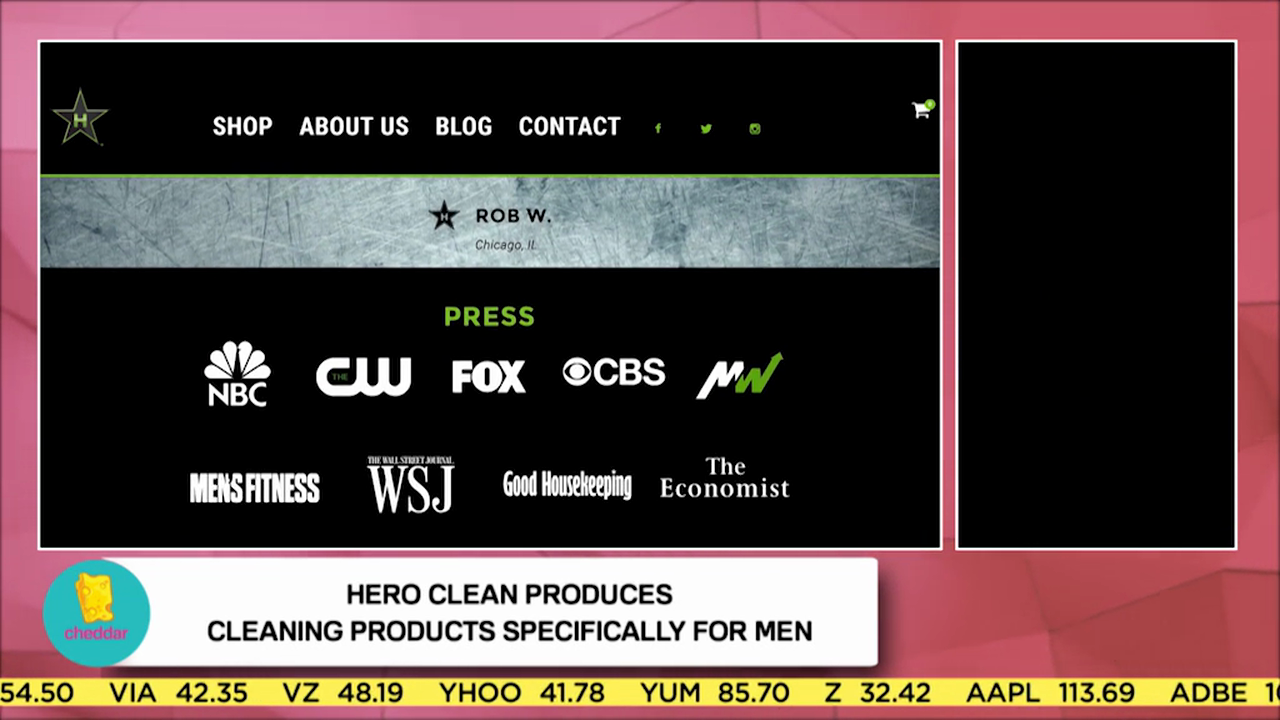 Hero Clean on making a cleaning product line geared toward men