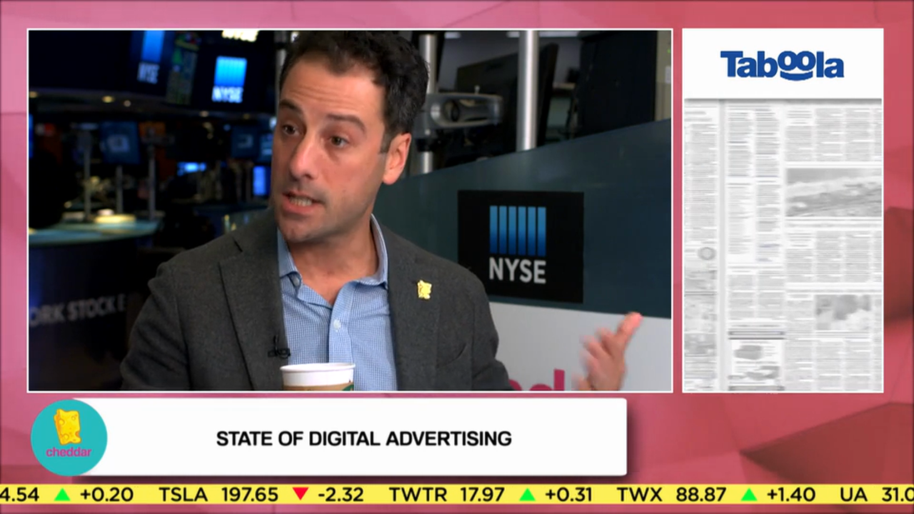 Adam Singolda, the CEO of Taboola, talks digital advertising and whether print media’s days are over