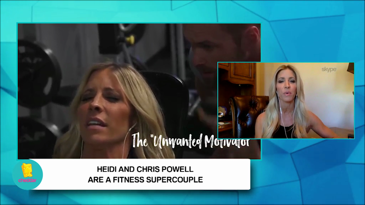 The friendly competition between Heidi and Chris Powell