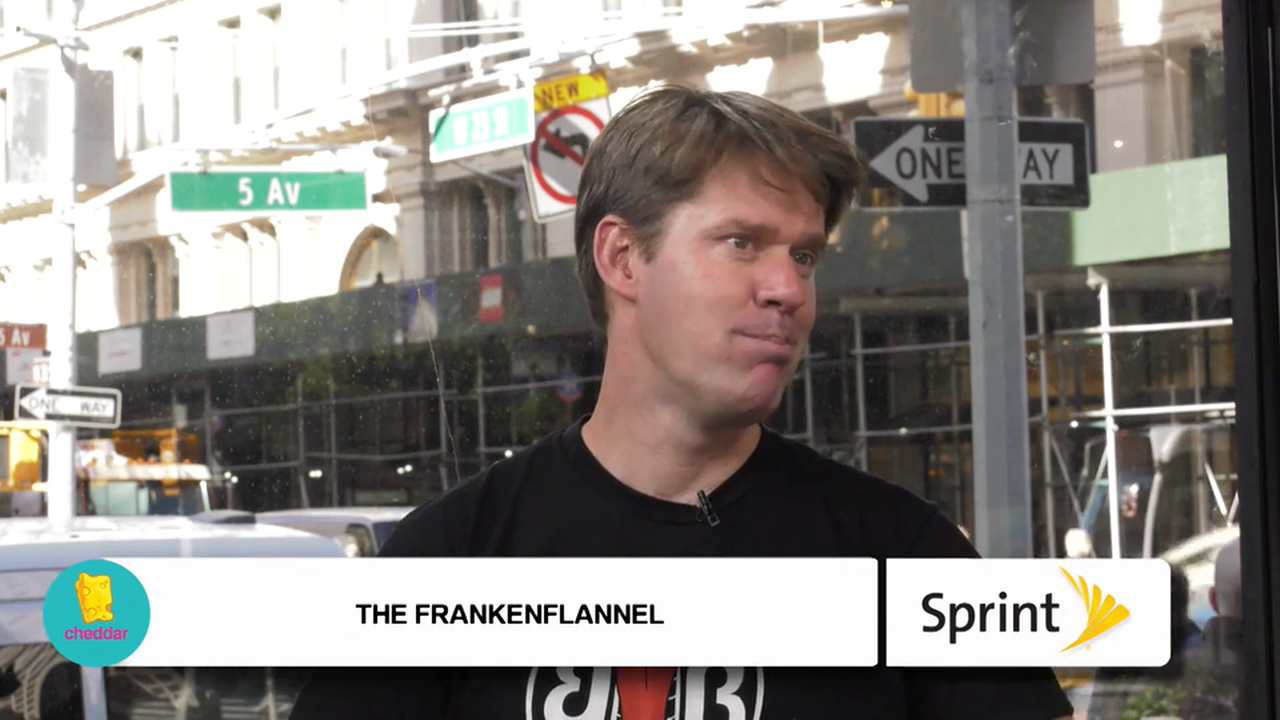 Betabrand's Frankenflannel combines many, many shirts
