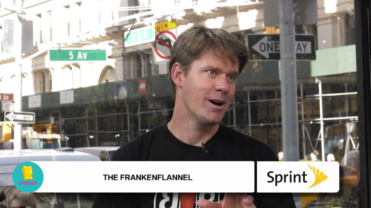 Betabrand's Frankenflannel combines many, many shirts