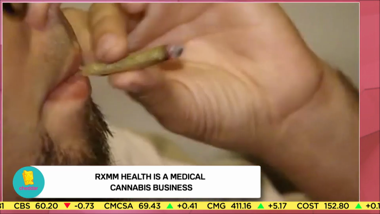 RxMM CEO Ross Lyndon James Shows Us How Medical Marijuana Nasal Strips Work