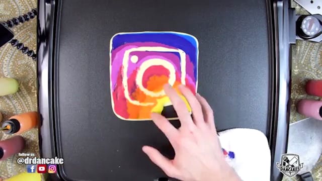 Dancake makes pancakes